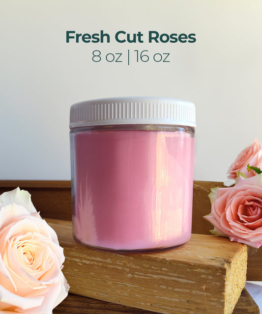 Candle | Fresh Cut Roses